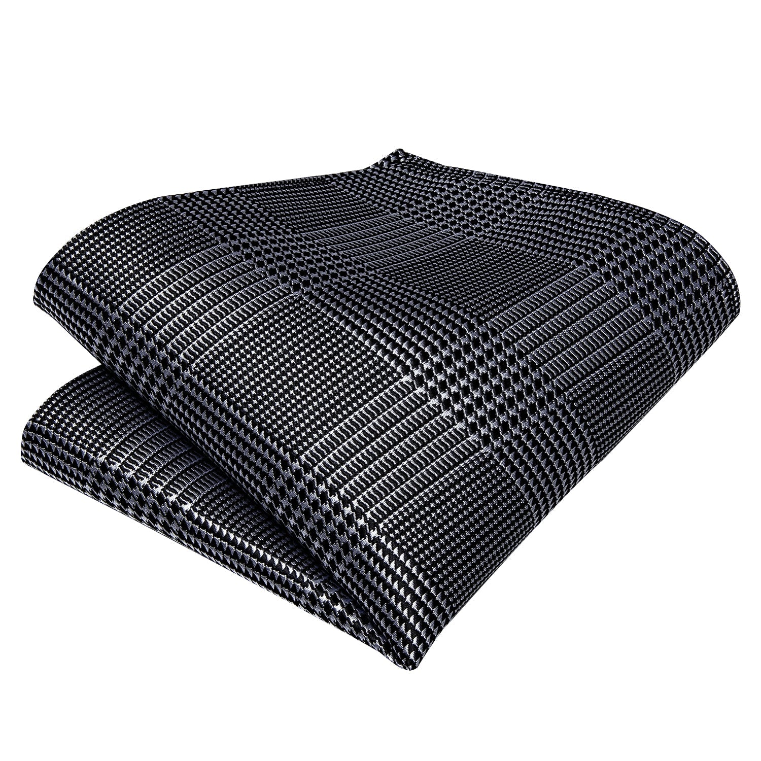 GentCrest Black Plaid Bowtie Set - Image 3