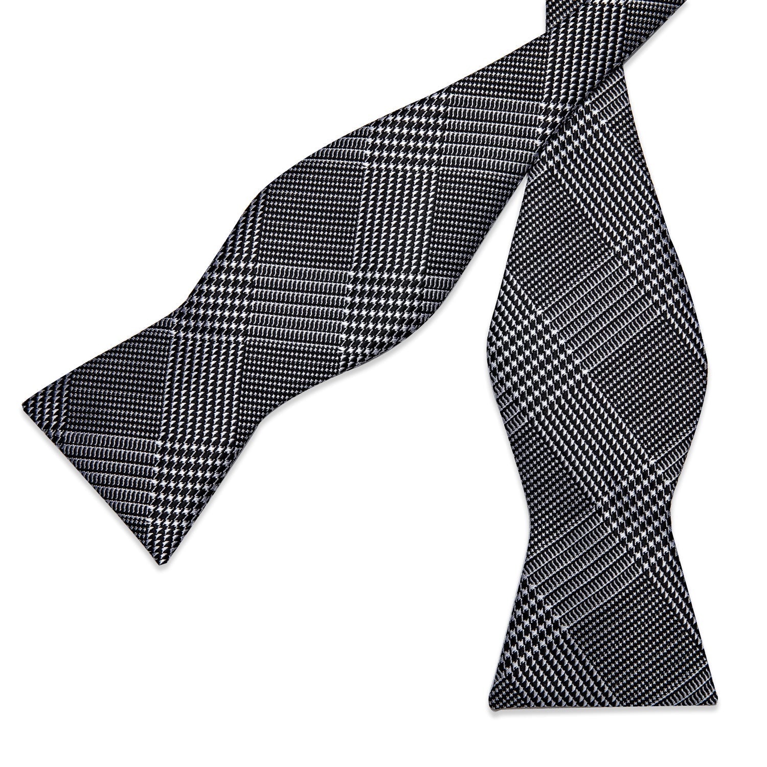 GentCrest Black Plaid Bowtie Set - Image 4