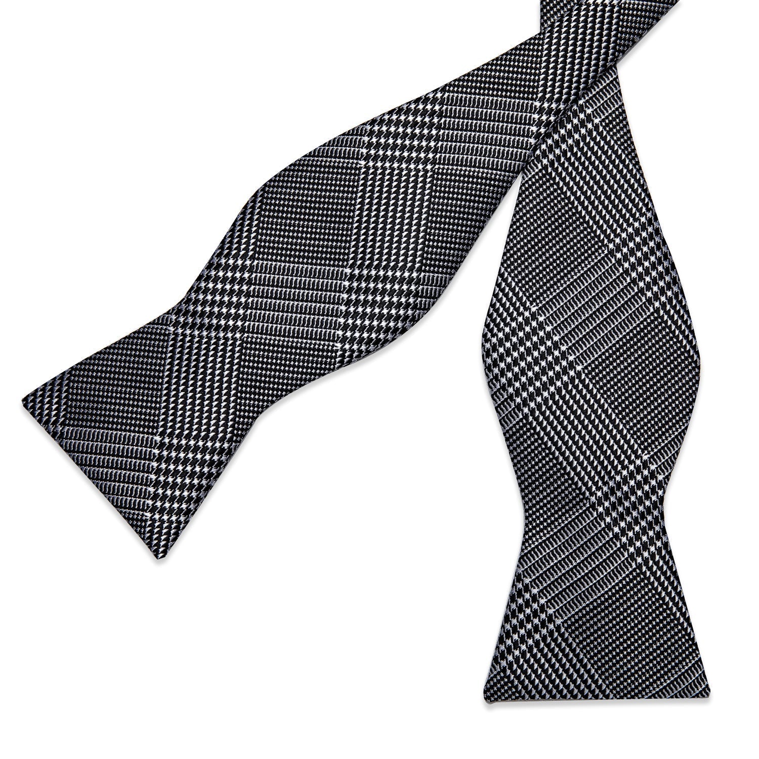 GentCrest Black Plaid Bowtie Set - Image 3