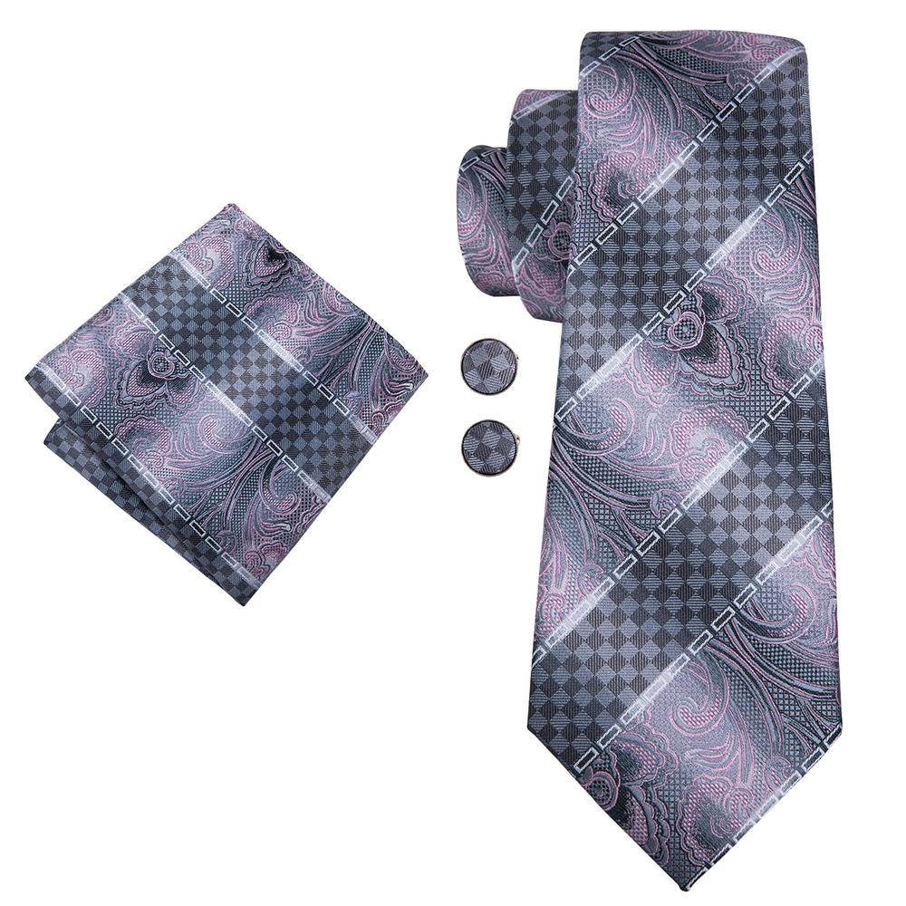 GentCrest Pink Novelty Tie Hanky Cufflinks Set - Image 3