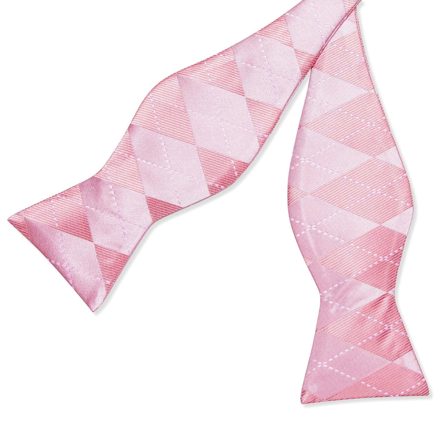 GentCrest Pink Plaid Bowtie Set - Image 3