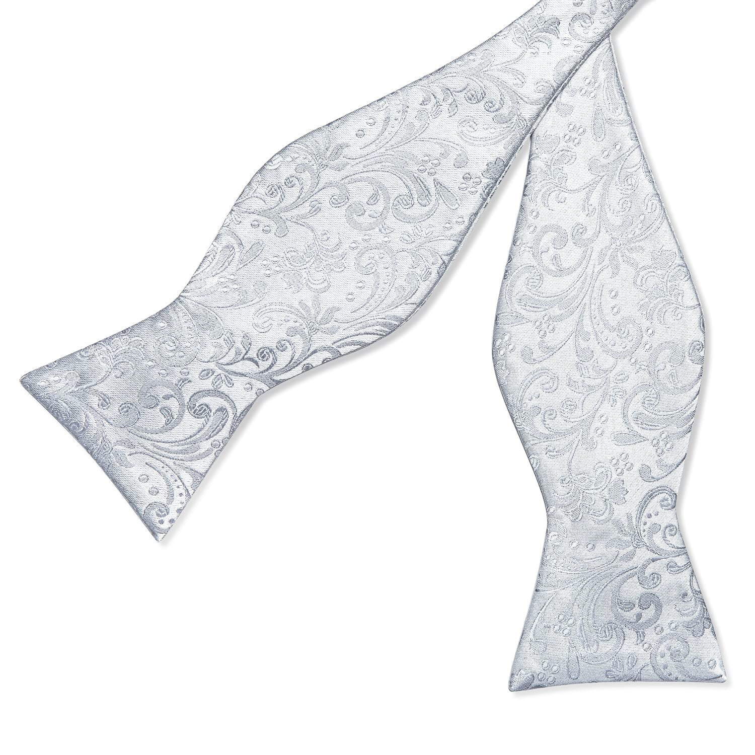 GentCrest Grey Paisley Bowtie Set - Image 3