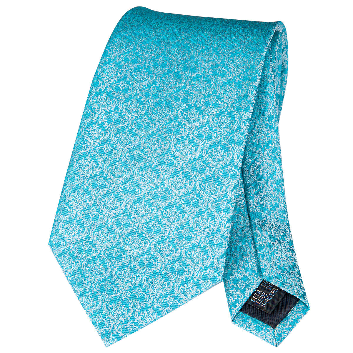 GentCrest Blue Floral Tie Hanky Cufflinks Set - Image 6