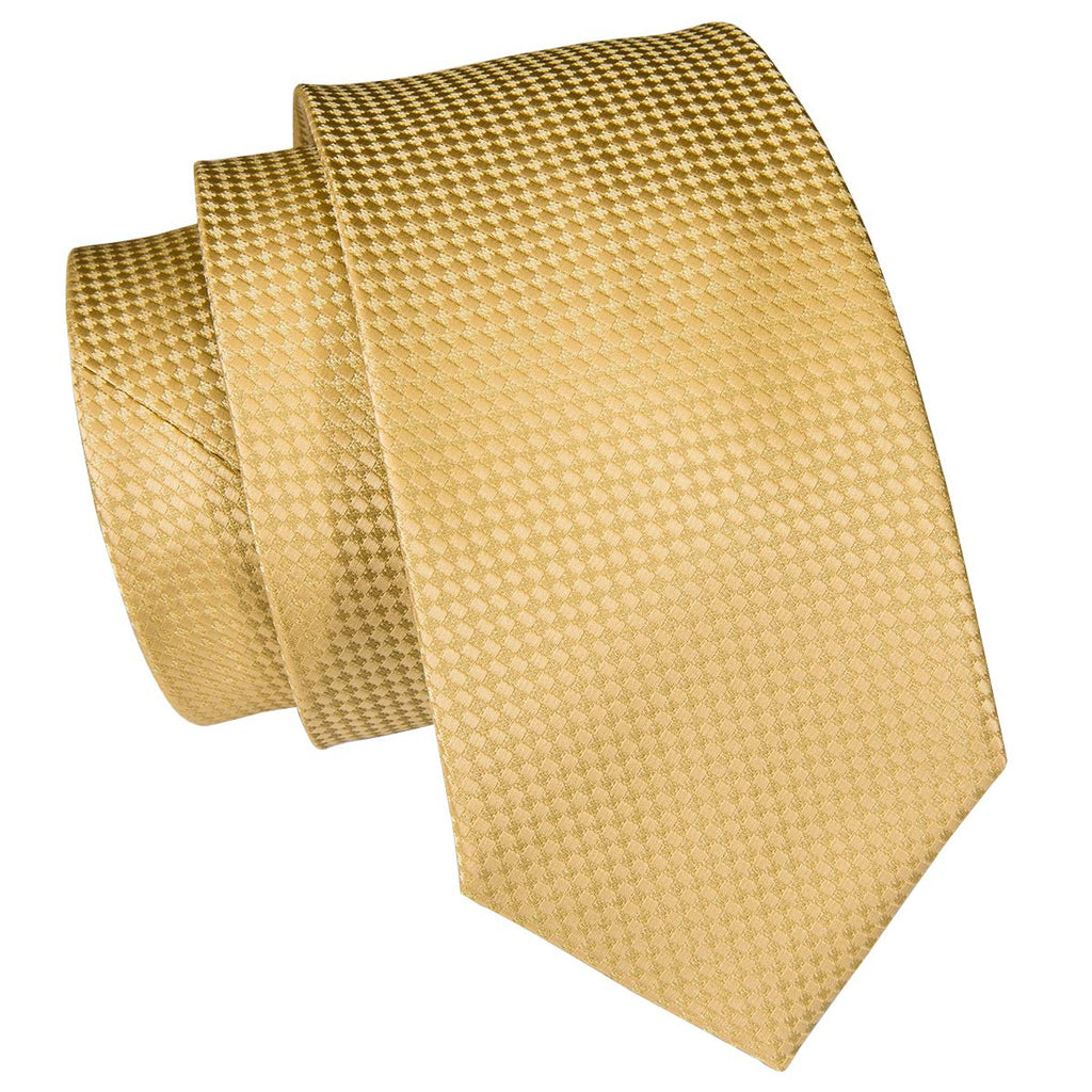 GentCrest Red Solid Tie Hanky Cufflinks Set - Image 5