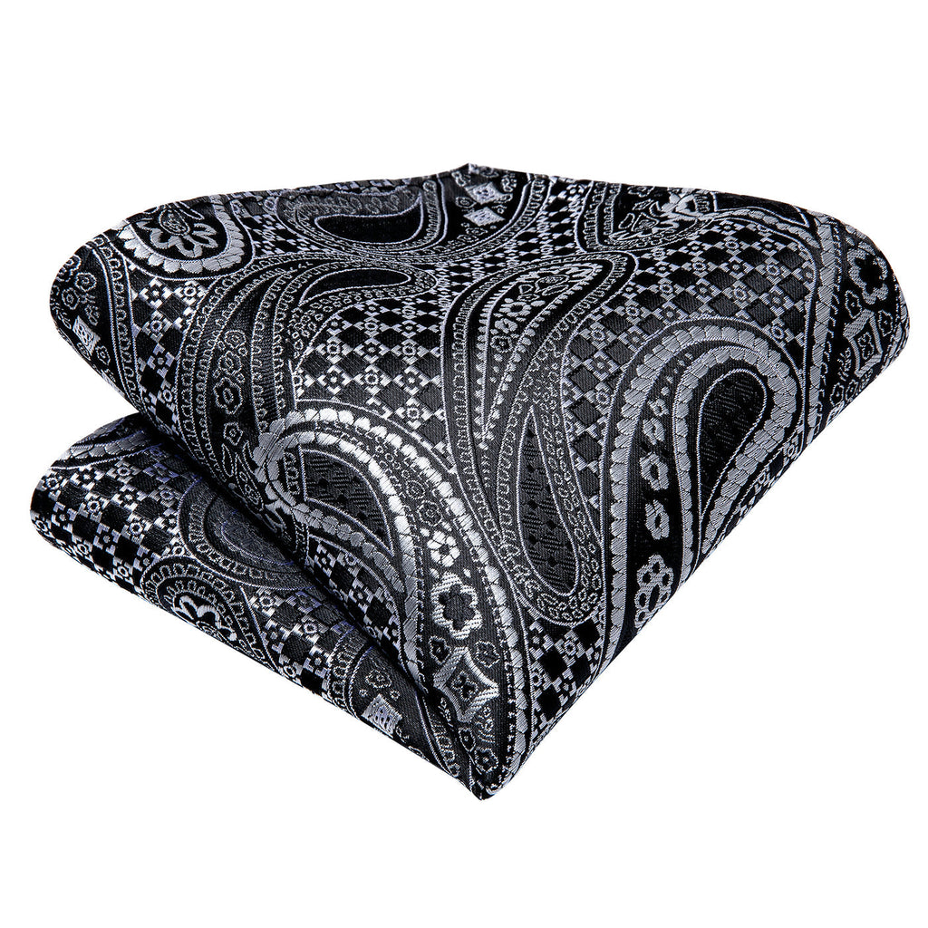 GentCrest Black Paisley Tie Sets - Image 3