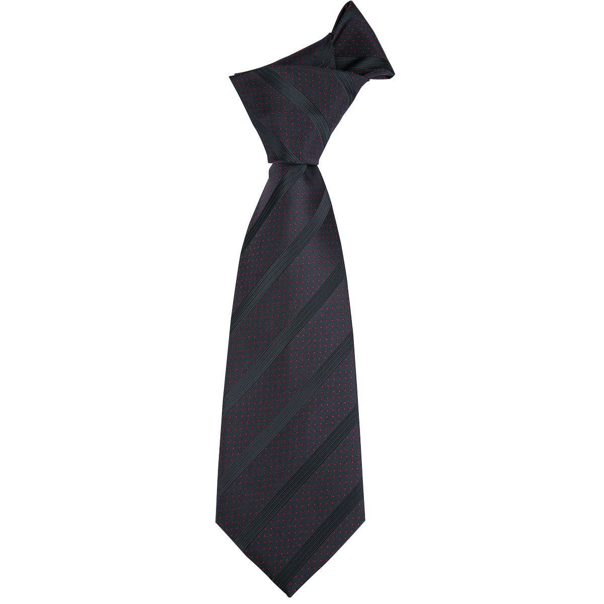GentCrest Black Striped Tie Hanky Cufflinks Set - Image 3
