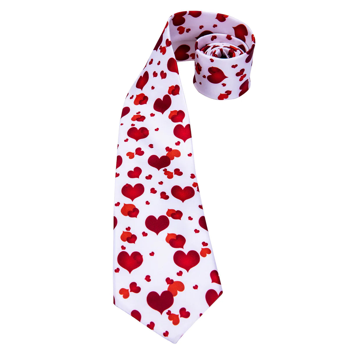 Love Hearts Silk Tie Set - GentCrest - View 4