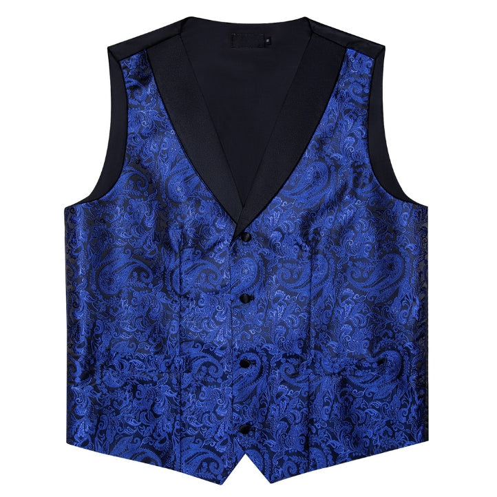 GentCrest Burgundy Paisley Vest Set - Image 4