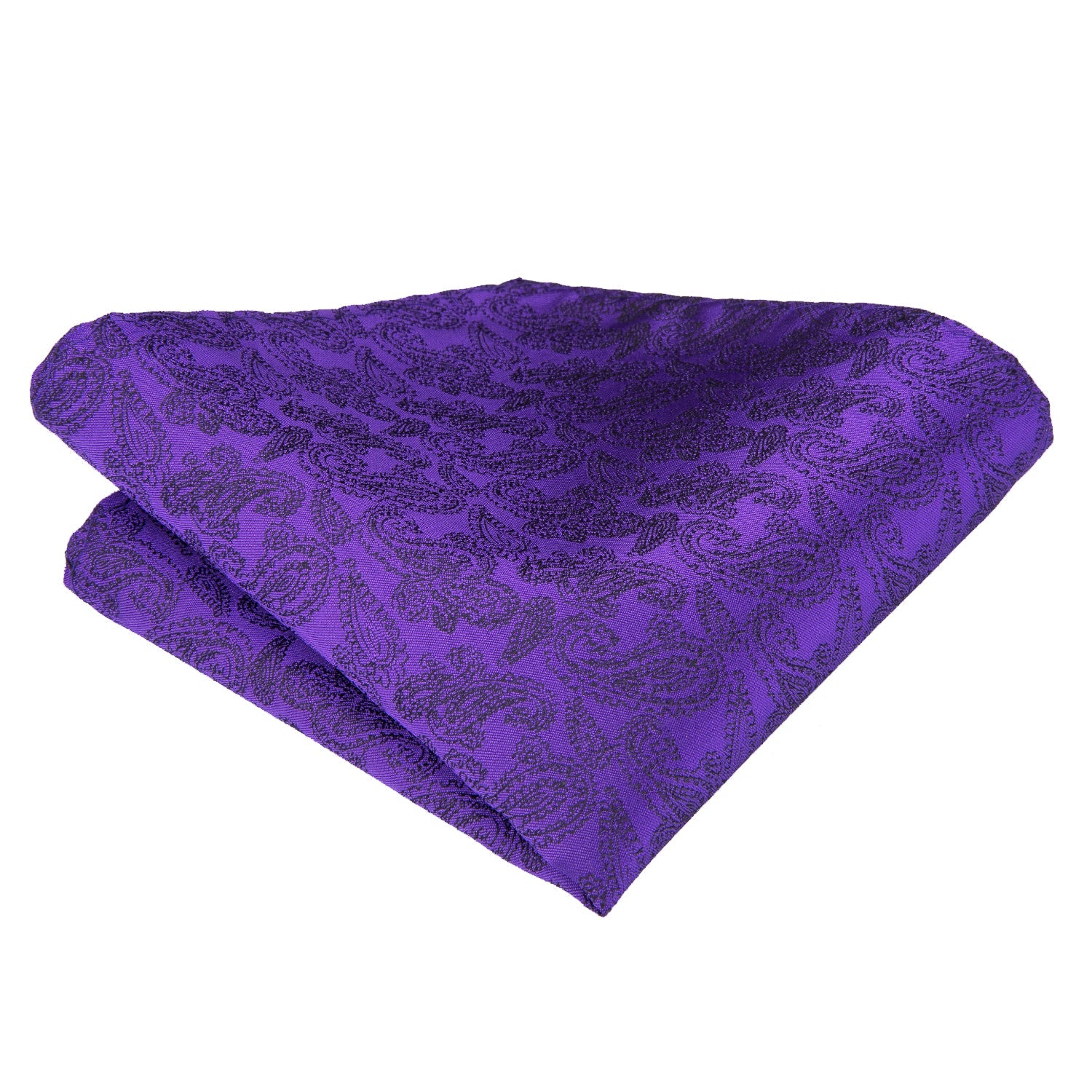 GentCrest Purple Paisley Tie Hanky Cufflinks Set - Image 5