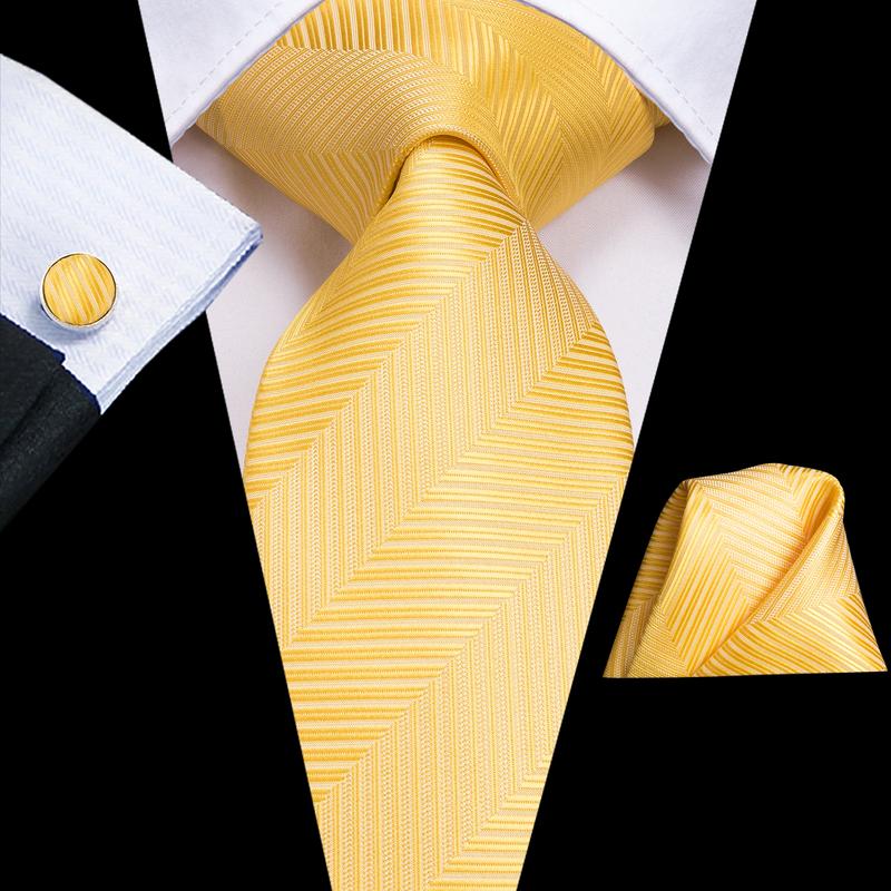 GentCrest Red Striped Tie Hanky Cufflinks Set - Image 1