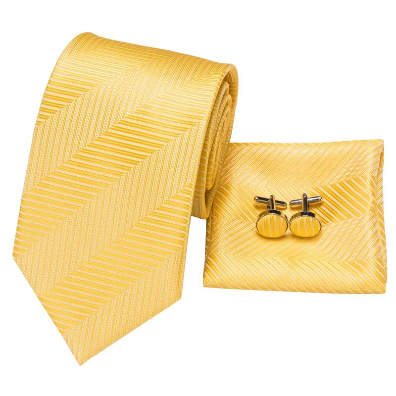 GentCrest Red Striped Tie Hanky Cufflinks Set - Image 2