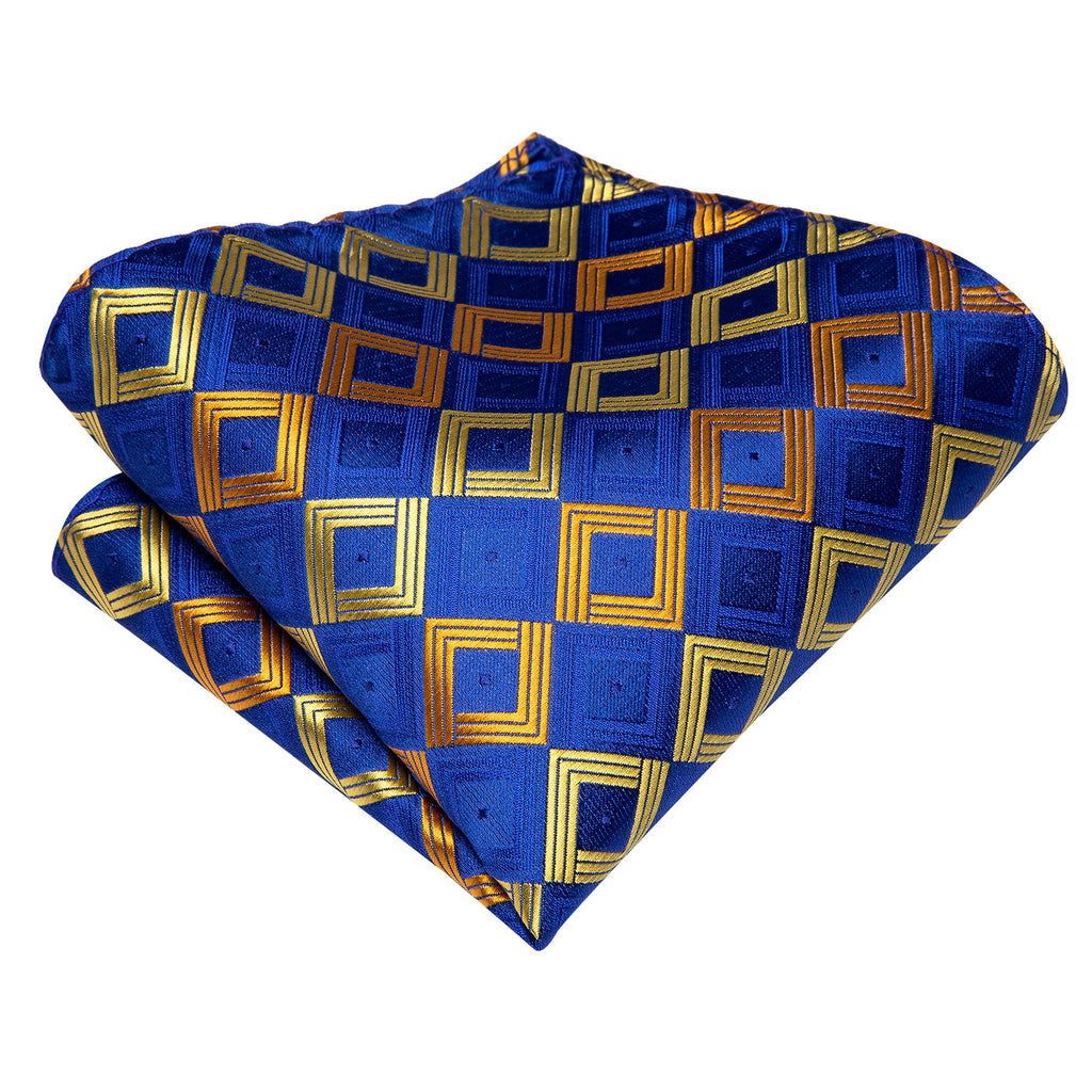 Golden Windows Silk Tie Set - GentCrest - View 3