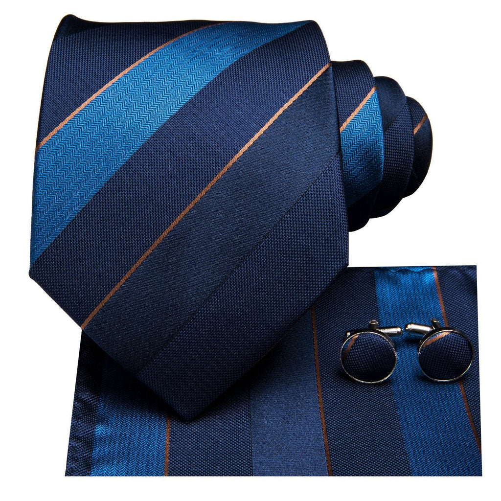 GentCrest Blue Checkered Tie Sets - Image 2