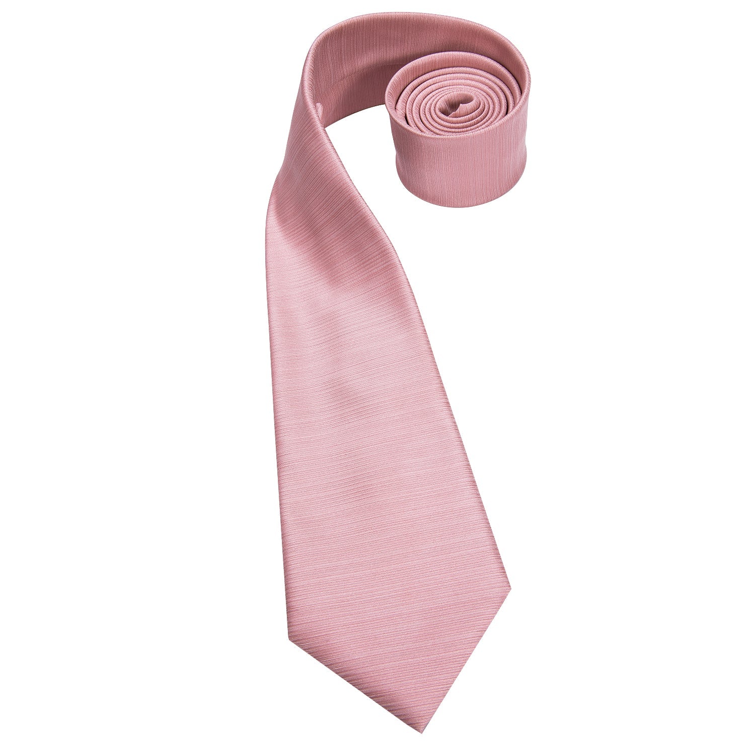 GentCrest Pink Solid Tie Hanky Cufflinks Set - Image 5
