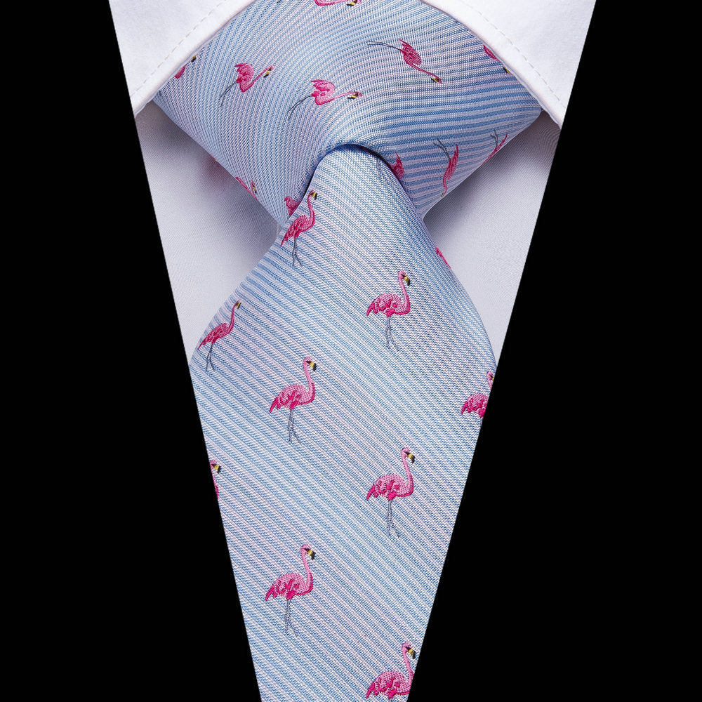 GentCrest Blue Novelty Tie Hanky Cufflinks Set - Image 2
