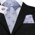 GentCrest Blue Novelty Tie Hanky Cufflinks Set - Image 1
