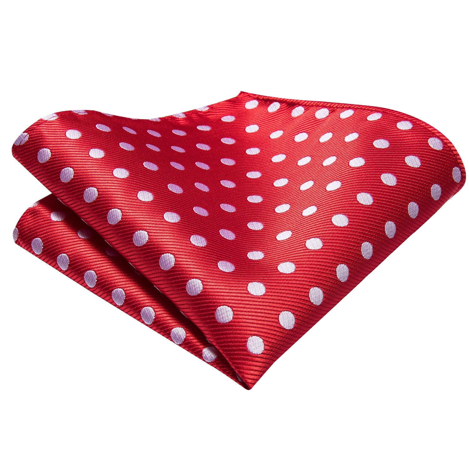 GentCrest Red Polka Dot Tie Hanky Cufflinks Set - Image 6