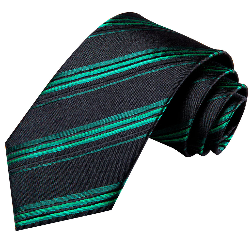 GentCrest Black Striped Tie Sets - Image 3
