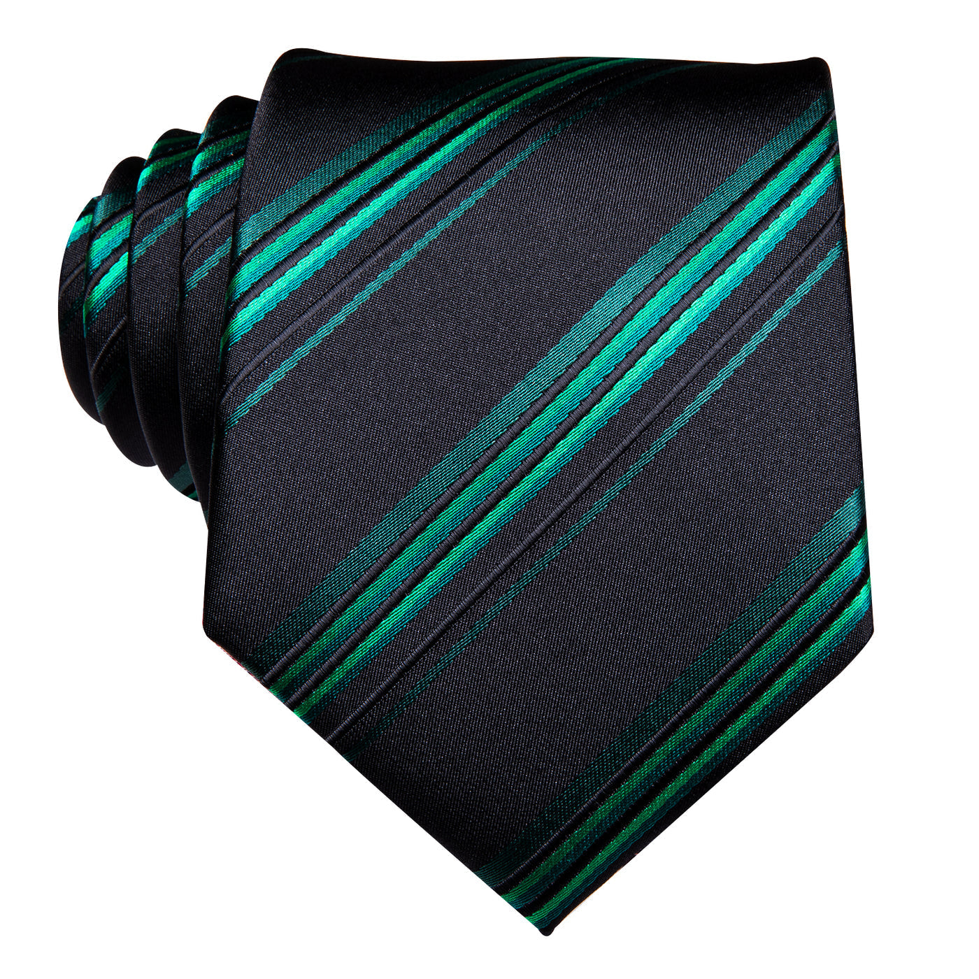 GentCrest Black Striped Tie Sets - Image 4