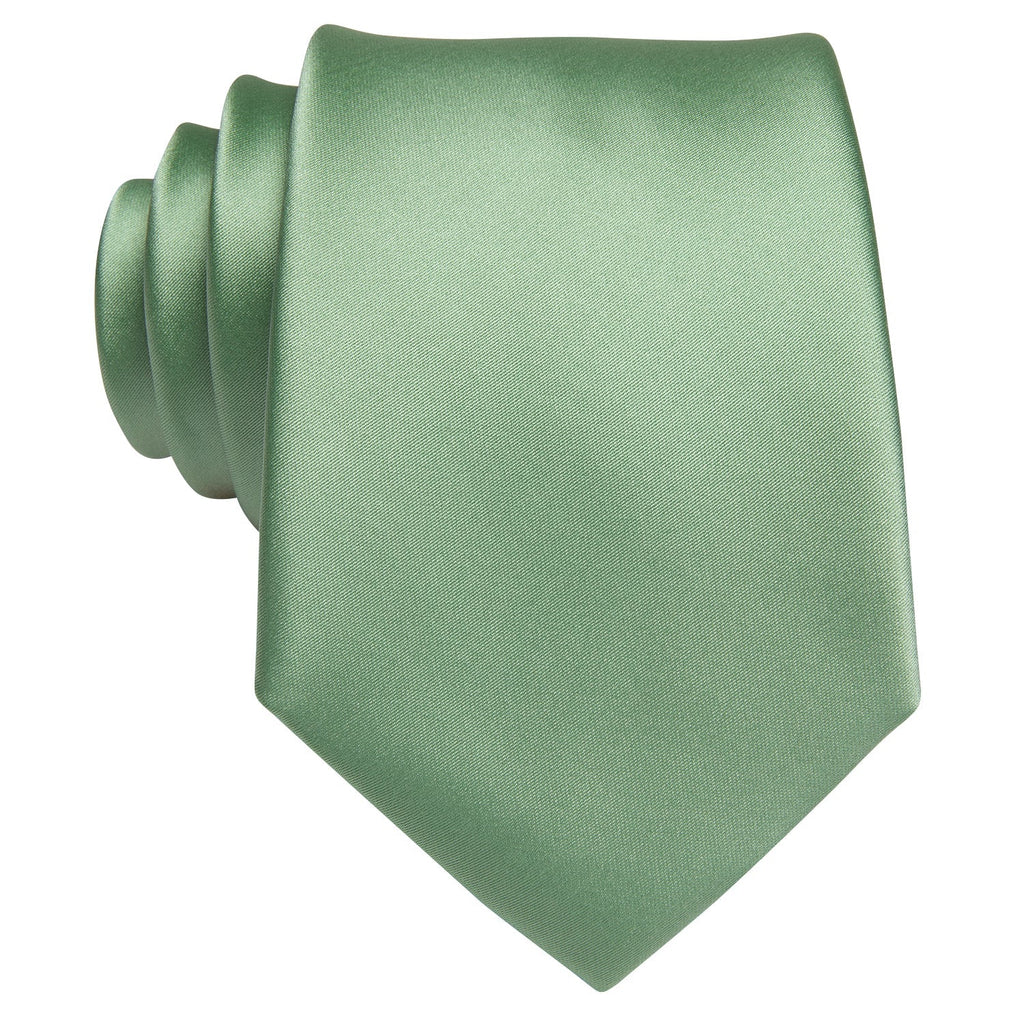 GentCrest Classic Solid Tie Hanky Cufflinks Set - Image 6