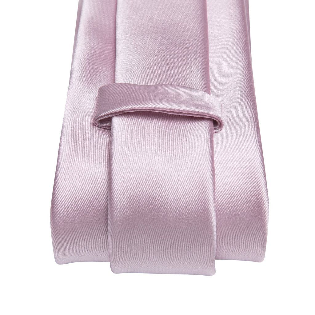 GentCrest Pink Solid Tie Hanky Cufflinks Set - Image 4