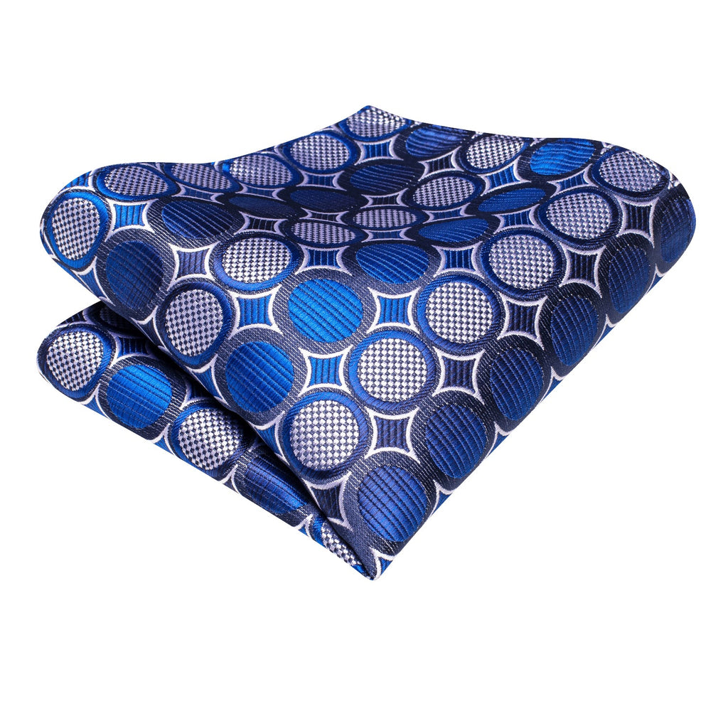 GentCrest Blue Polka Dot Tie Hanky Cufflinks Set - Image 5