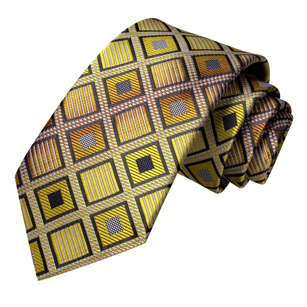 GentCrest Black Classic Tie Hanky Cufflinks Set - Image 8
