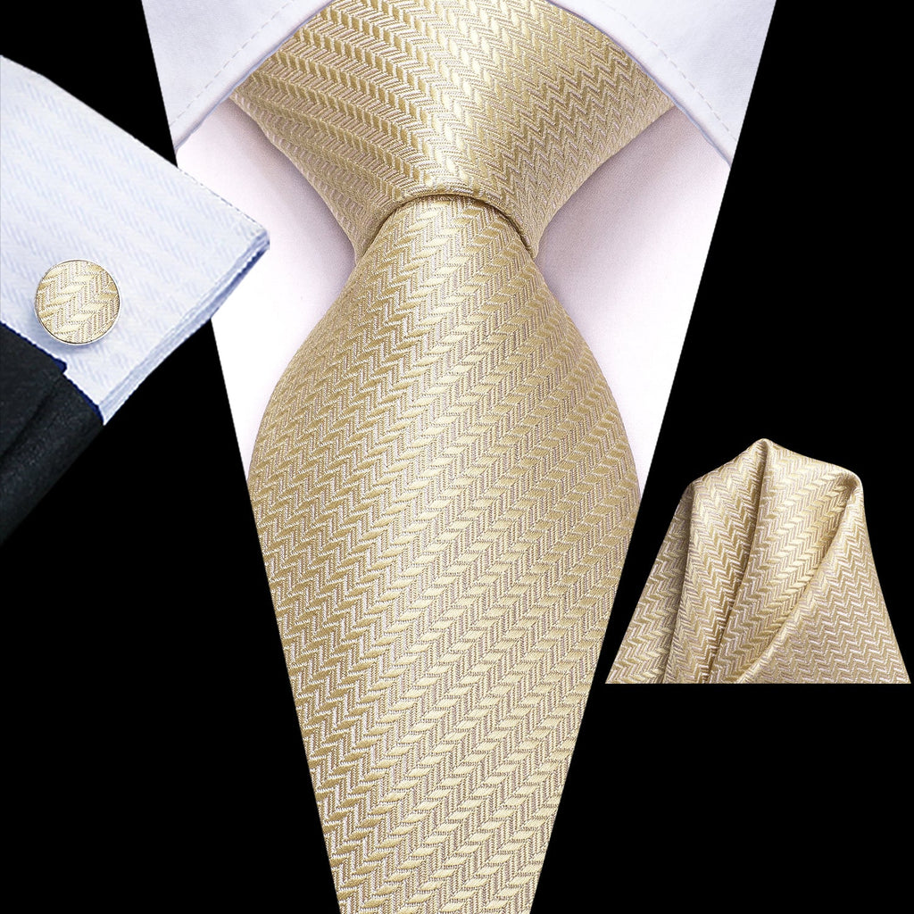 GentCrest Red Solid Tie Hanky Cufflinks Set - Image 1