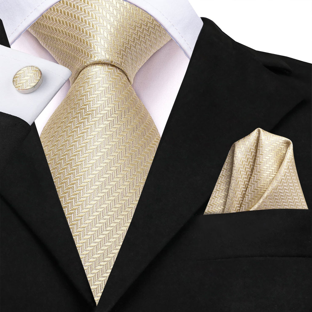 GentCrest Red Solid Tie Hanky Cufflinks Set - Image 4