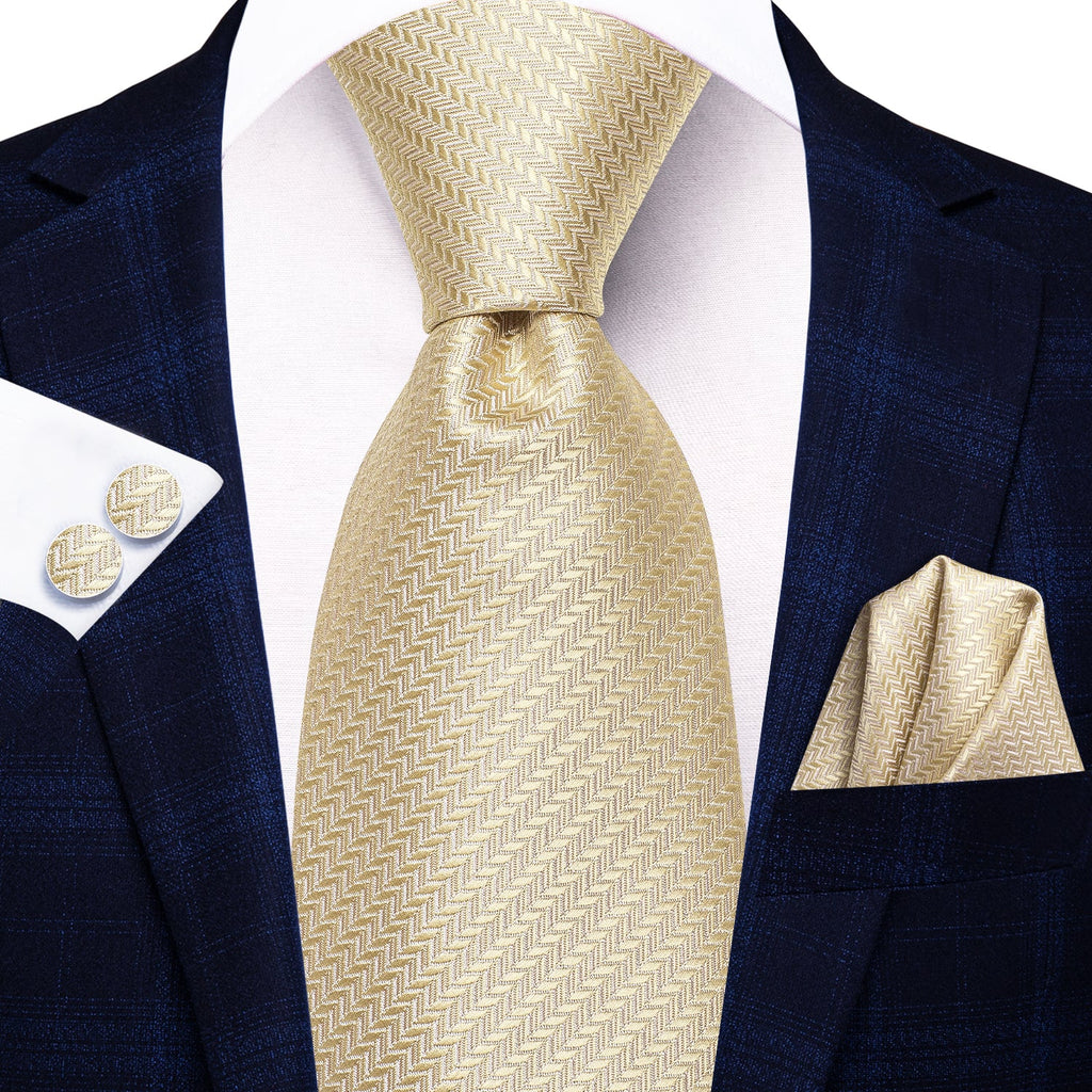 GentCrest Red Solid Tie Hanky Cufflinks Set - Image 3