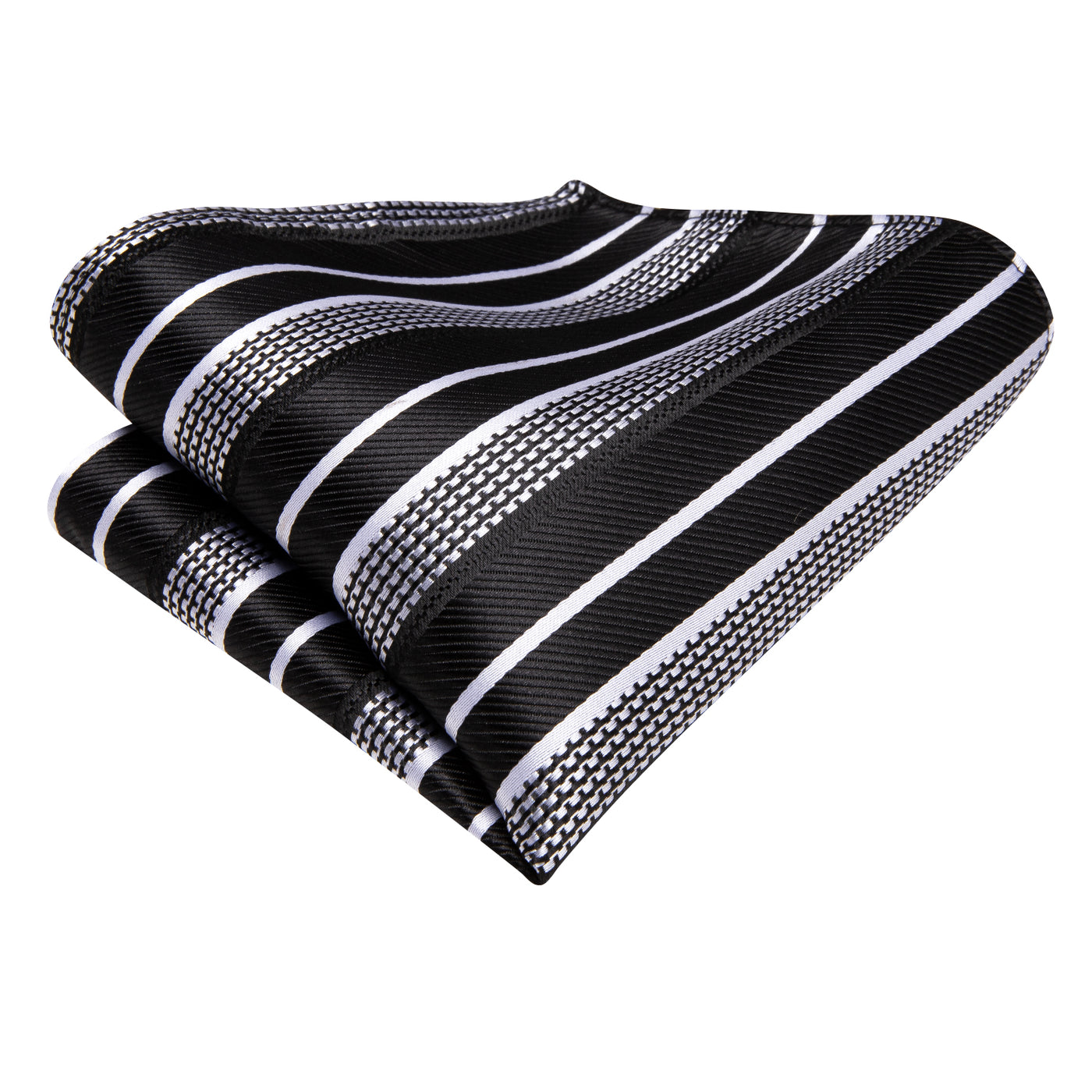 GentCrest Black Striped Tie Sets - Image 4