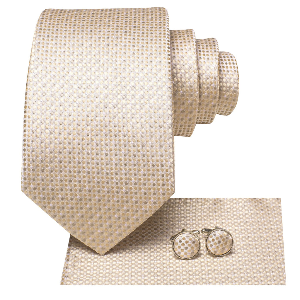 GentCrest Red Polka Dot Tie Hanky Cufflinks Set - Image 3