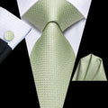 GentCrest Red Plaid Tie Hanky Cufflinks Set - Image 1