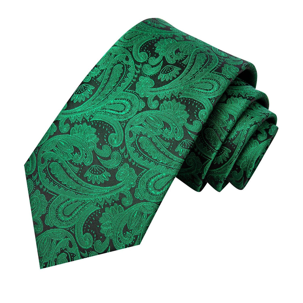 GentCrest Black Classic Tie Hanky Cufflinks Set - Image 4