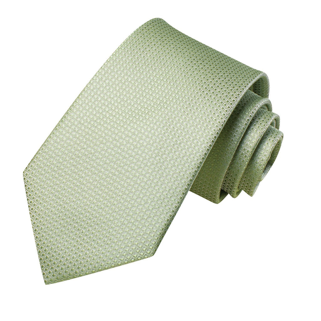 GentCrest Green Classic Tie Hanky Cufflinks Set - Image 4