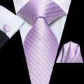 GentCrest Classic Geometric Tie Hanky Cufflinks Set - Image 1