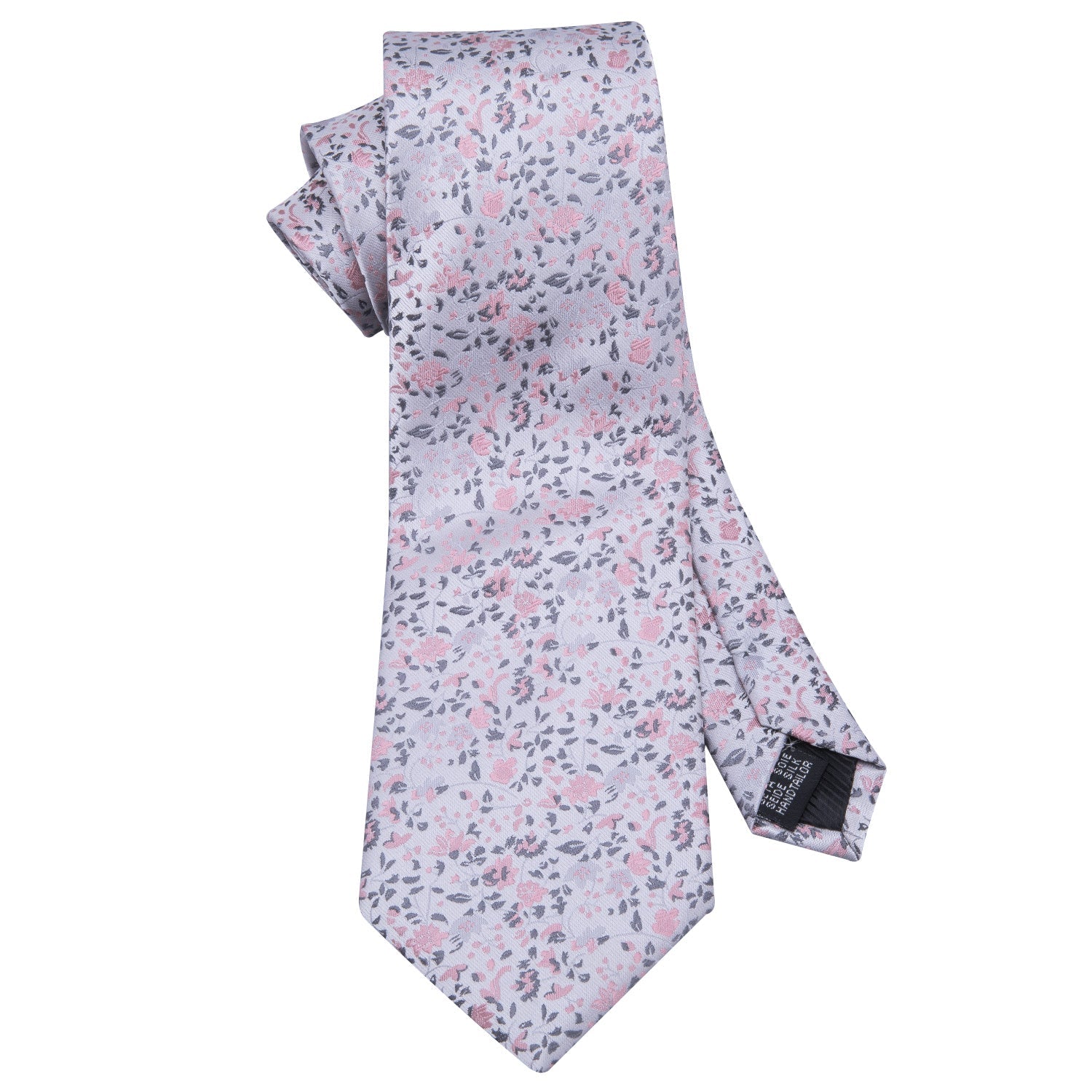 GentCrest Pink Floral Tie Hanky Cufflinks Set - Image 5