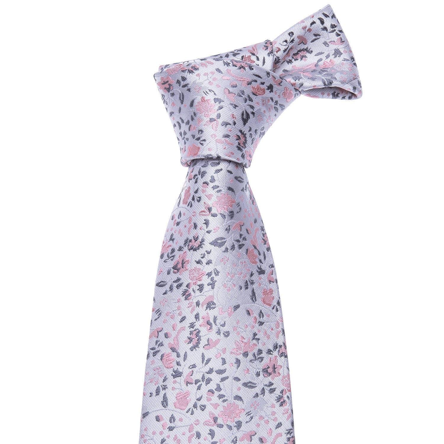 GentCrest Pink Floral Tie Hanky Cufflinks Set - Image 7