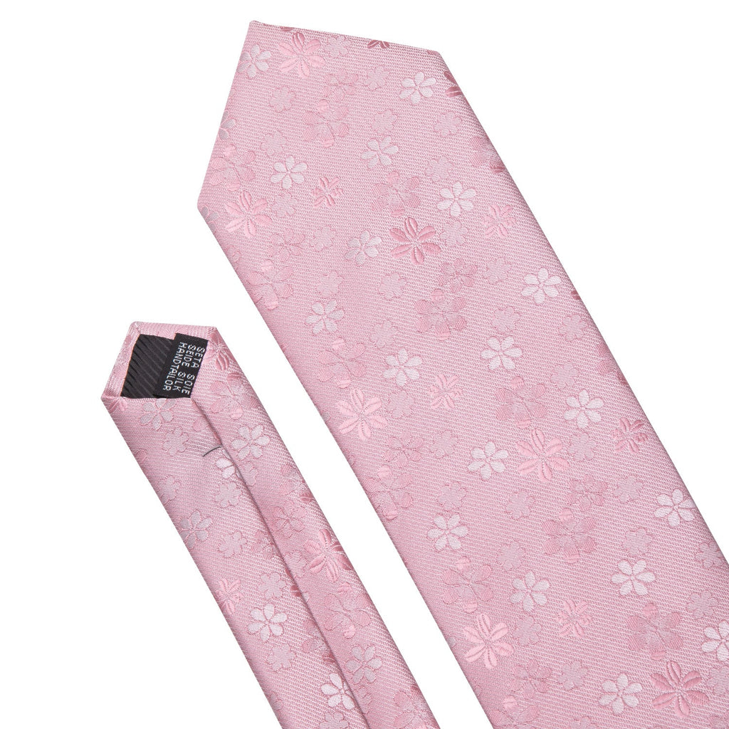 GentCrest Pink Floral Tie Hanky Cufflinks Set - Image 8