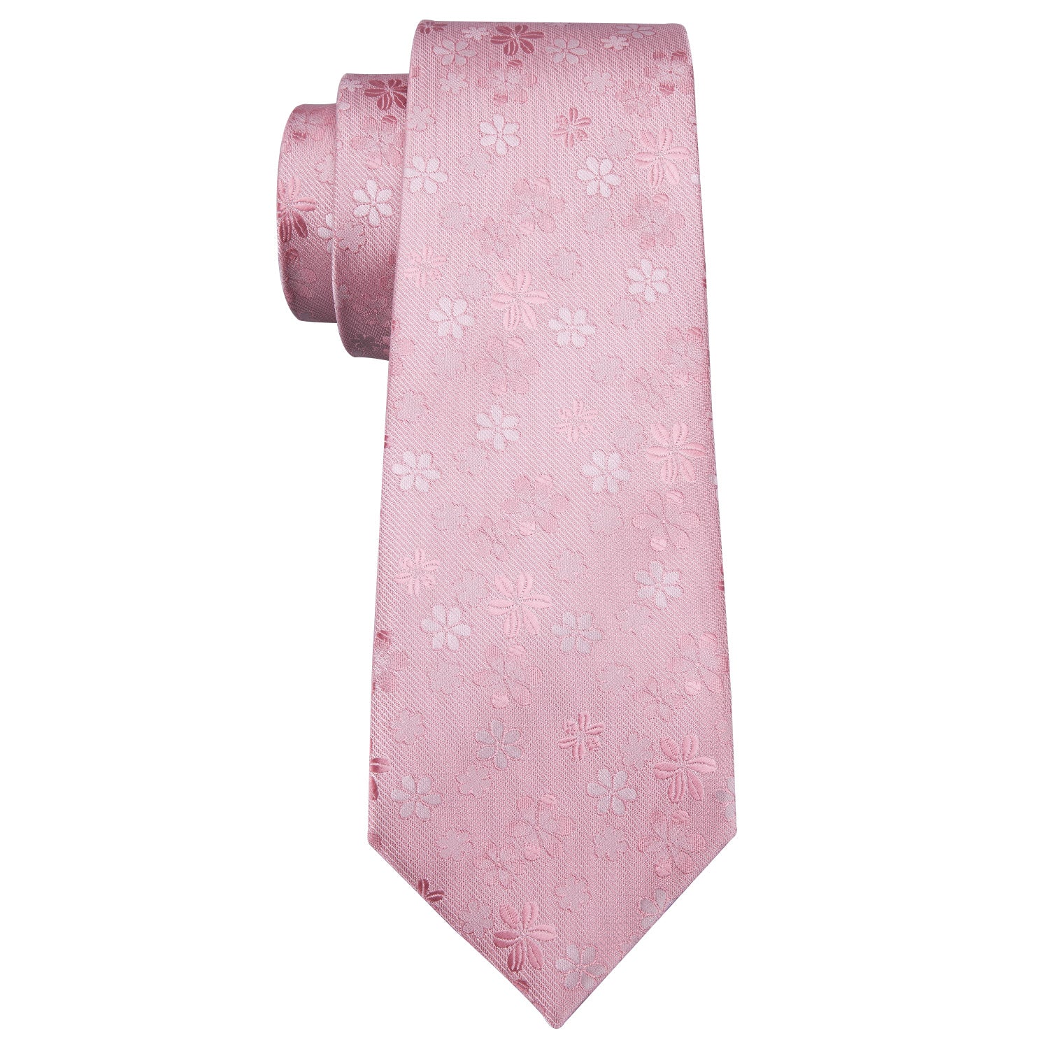 GentCrest Pink Floral Tie Hanky Cufflinks Set - Image 3