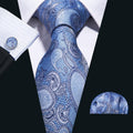 GentCrest Blue Paisley Tie Sets - Image 1