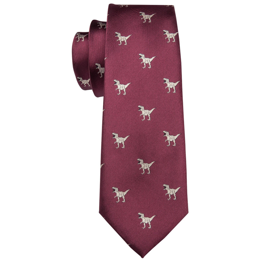 GentCrest Burgundy Novelty Tie Hanky Cufflinks Set - Image 8