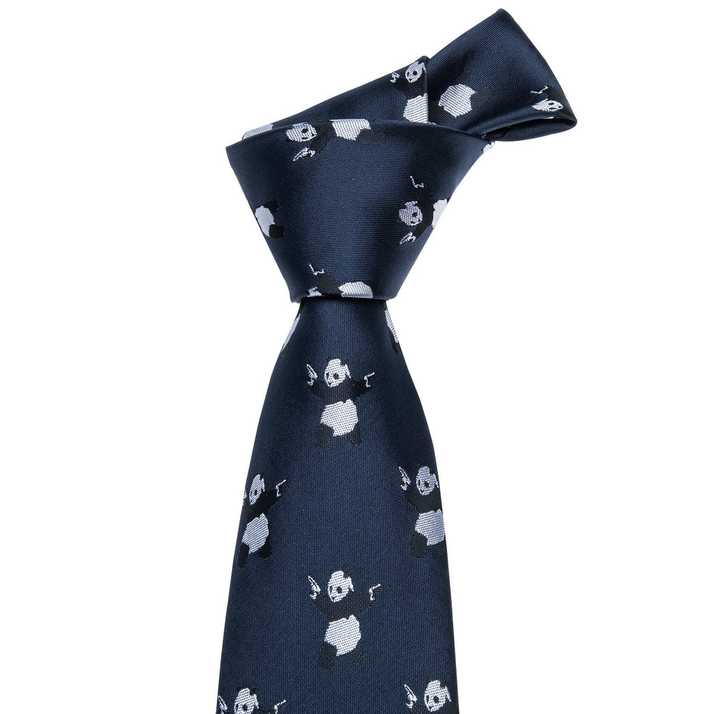 GentCrest Blue Novelty Tie Hanky Cufflinks Set - Image 4