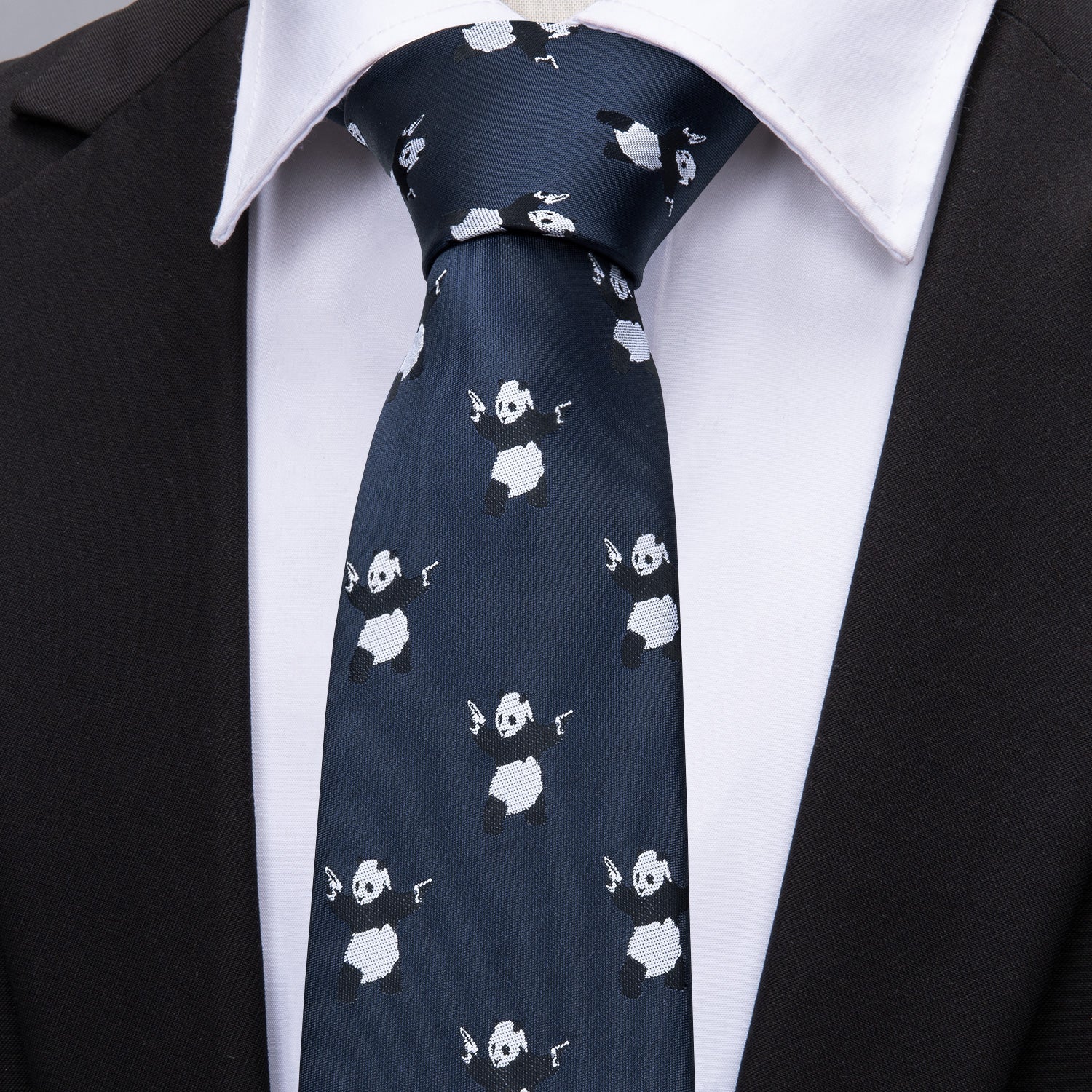 GentCrest Blue Novelty Tie Hanky Cufflinks Set - Image 2