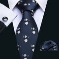 GentCrest Blue Novelty Tie Hanky Cufflinks Set - Image 1