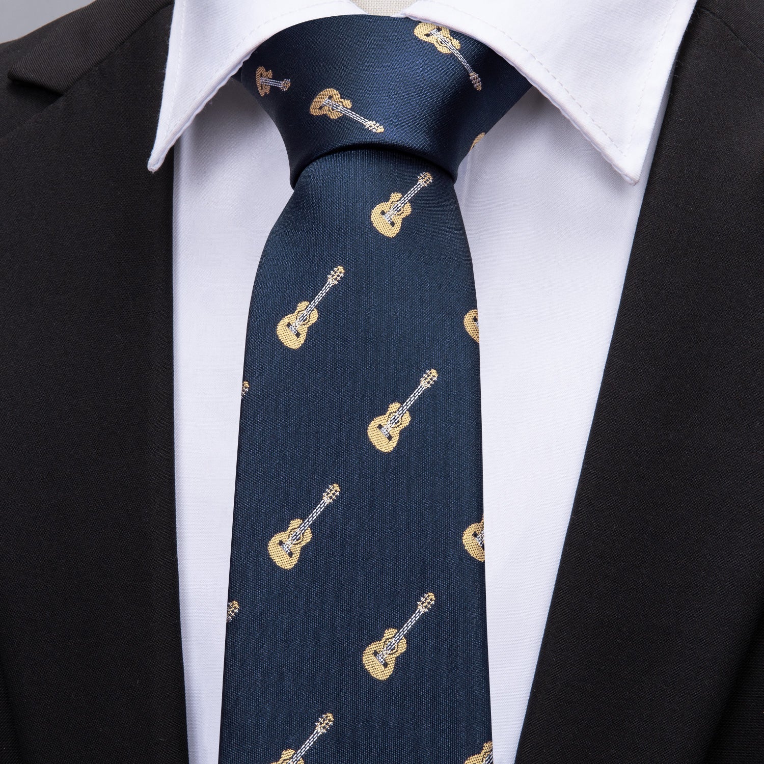 GentCrest Blue Novelty Tie Hanky Cufflinks Set - Image 2