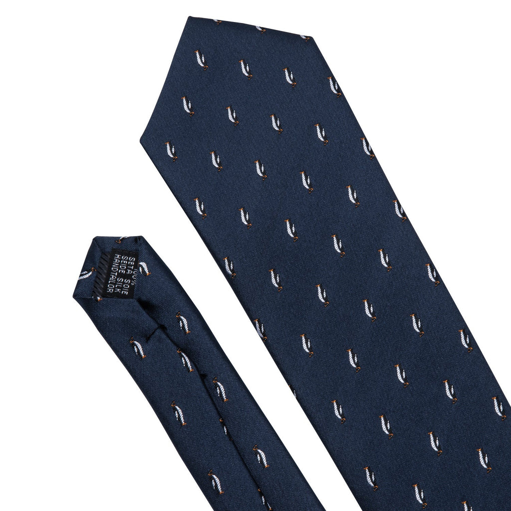 GentCrest Blue Novelty Tie Hanky Cufflinks Set - Image 8