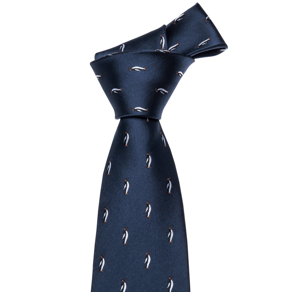 GentCrest Blue Novelty Tie Hanky Cufflinks Set - Image 3