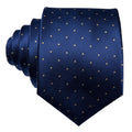 GentCrest Blue Polka Dot Tie Hanky Cufflinks Set - Image 1