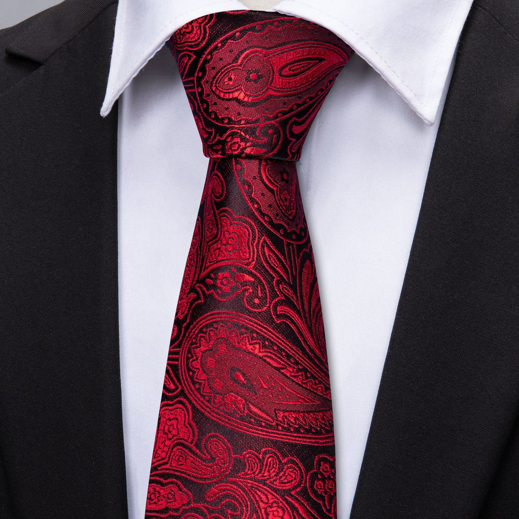 GentCrest Black Paisley Tie Sets - Image 2